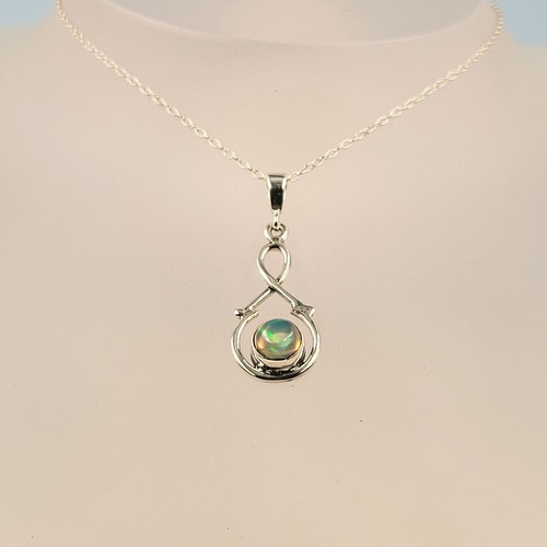 Opal gemstone sterling silver - gemstone,