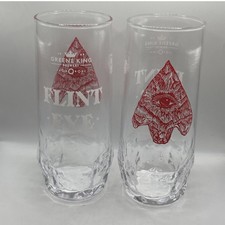 2x Greene King Flint Eye Pint