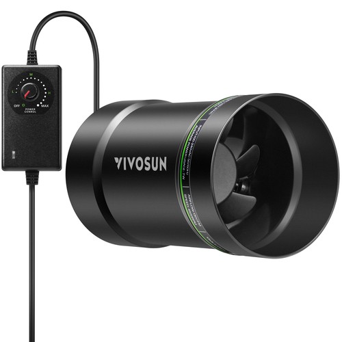Vivosun 130cfm inline - vivosun, 4"130cfm