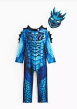 TU Blue Boys Dragon Fancy Dress Costume and Mask New