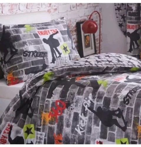 Tricks skateboard duvet cover - tricks,