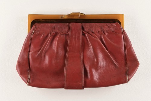 Vintage 1950s red leather - 1950s,