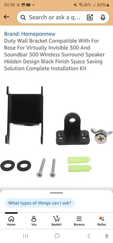 Metal wall bracket kit - wall,