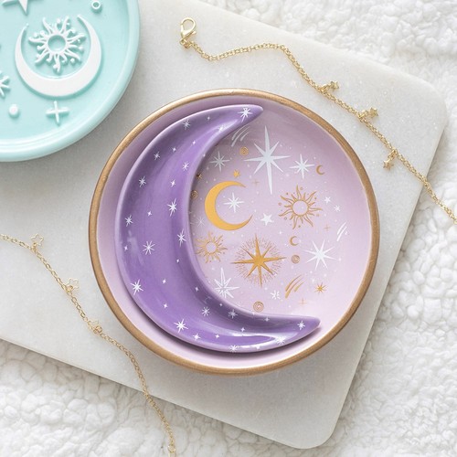 Purple moon witchy goth - moon,
