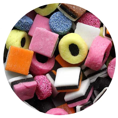 Liquorice allsorts happy - liquorice,