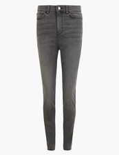 Ladies M&S High Waist Skinny Jeans PER UNA Grey Sizes 10 & 12