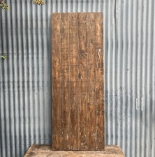 Old 6 Plank Ledge And Brace Pine Door Reclaimed Salvaged Vintage Antique Tall