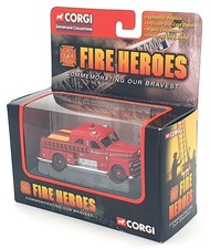 Corgi Appx 10cm Long CS90043 - Seagrave 70th Anniversary Pumper