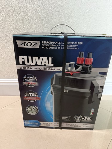 New fluval 407 external - new,