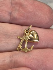 Love hope charity 9ct Yellow Gold Charm / Pendant 