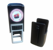 Personalised Loyalty Card Stamp 11mm Square Custom Self Inking Stamp