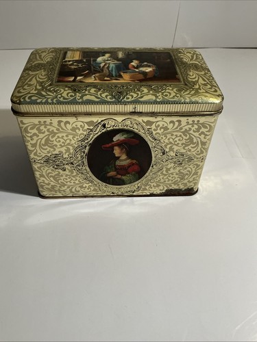 1950s vintage tin box - 1950s,