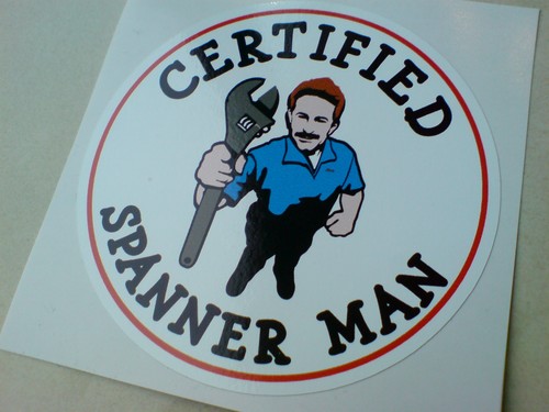 Certified spanner man car van - spanner,