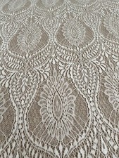 Ivory bridal scallop lace