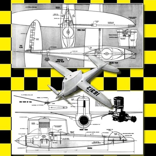 Model airplane plans all - 20", plans: