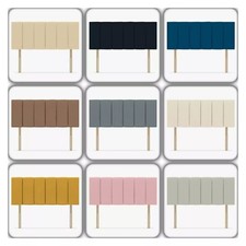 Lined Headboard Padded Plush