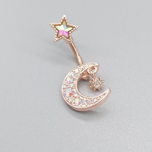 Belly bars button piercing bar - belly,