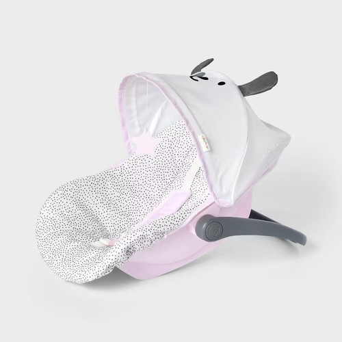 Gray dot dog doll - dot, carrier