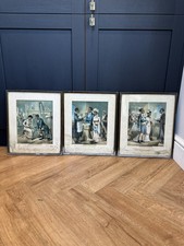 Three antique Lithographs.