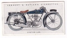 Vintage 1923 Motorcycle Card