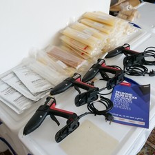 4 x TEC Hot Melt Glue Gun 15mm 12mm Industrial 195°C + 40 packs of glue sticks