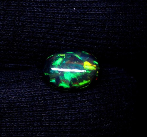 Aaaa grade natural black opal - black,