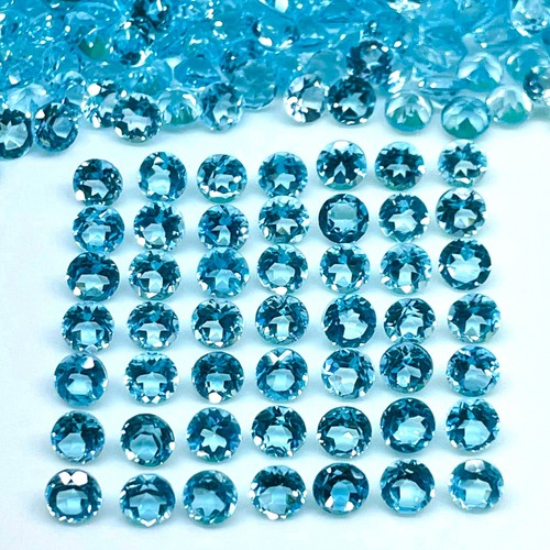Vvs pcs natural - blue, topaz