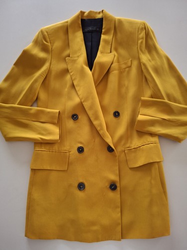Zara double breasted - double, yellow