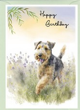 Airedale Terrier Dog (4"x 6")