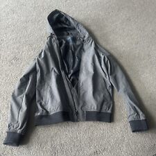 Matalan Grey Jacket Showerproof Grey Easy Hood Men’s Size M Medium Coat