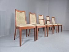 5 Vintage Teak Dining Chairs G