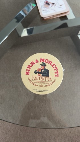 Birra moretti beer mats - birra, 100
