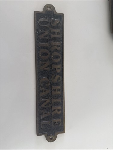 Shropshire union canal brass - shropshire,