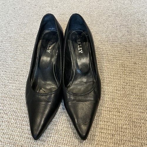 Bally leather court shoes size - bally,