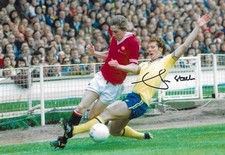 JIM STEELE FORMER SOUTHAMPTON 1976 F.A.CUP WINNER SIGNED 8 X 12 INCH PHOTO