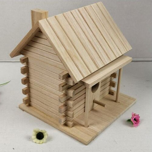 Wooden parakeet budgie nest - wooden,