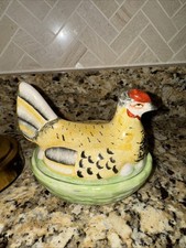 HEN ON NEST Antique Kirkham