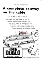 1950s HORNBY Dublo ADVERT