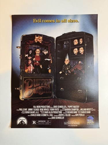 Vintage puppet master promo - vintage,