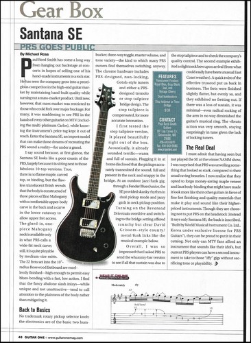 Prs santana electric guitar - prs,