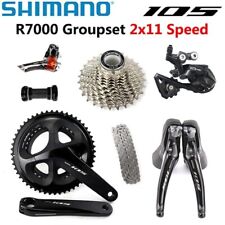 NEW Shimano 105 R7000 2x11 Speed Groupset Road Bike Shifters Cassette Derailleur
