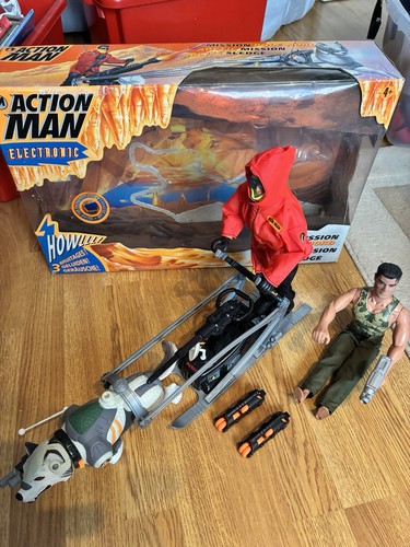 Arctic sledge action man - man, in