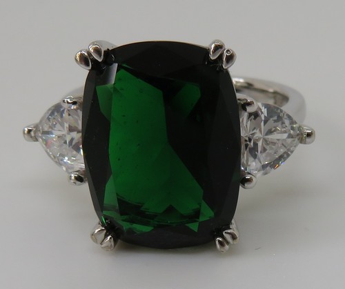Sterling silver emerald - sterling, &