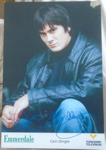 Emmerdale cast card jeff - -,
