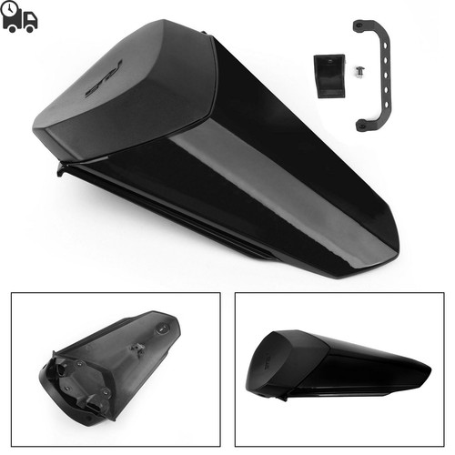 Black rear pillion - seat, cowl