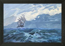 Ship Framed Wall Art Poster