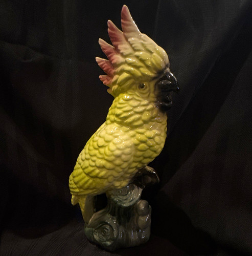 Vintage yellow pink - vintage, ceramic