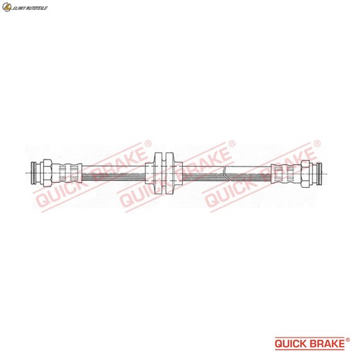 Brake hose 903 for fiat - for,