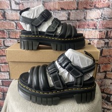 Dr. Martens Women's RICKI 3 Strap Sandal  Brand New 27763001 UK 4