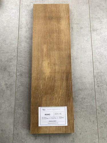 537x162x22mm iroko par solid - 537x162x22mm,